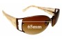 Sunglass Fix Replacement Lenses for Fendi FS 483 - 65mm Wide 