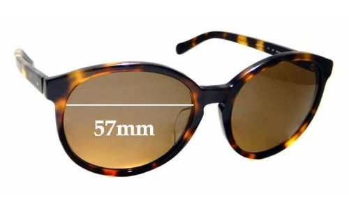 Sunglass Fix Replacement Lenses for Fossil FOS 3048/F/S - 57mm Wide 