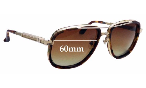 Sunglass Fix Replacement Lenses for Frency & Mercury The Hero - 60mm Wide 