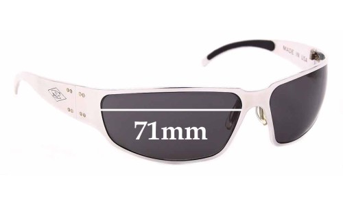 Sunglass Fix Replacement Lenses for Gatorz Velocity - 71mm Wide 