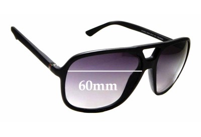 Gucci GG1091/S Replacement Lenses 60mm wide 