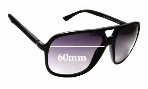 Sunglass Fix Replacement Lenses for Gucci GG1091/S - 60mm Wide 