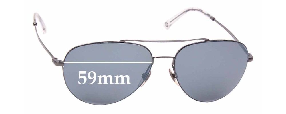 Sunglass Fix Replacement Lenses for Gucci 2245/S - 59mm wide