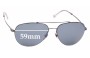 Sunglass Fix Replacement Lenses for Gucci GG2245/S - 59mm Wide 