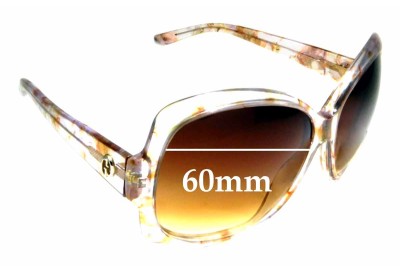  Sunglass Fix Replacement Lenses for Gucci GG3581/S - 60mm Wide 