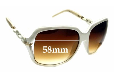  Sunglass Fix Replacement Lenses for Gucci GG3584 - 58mm Wide 