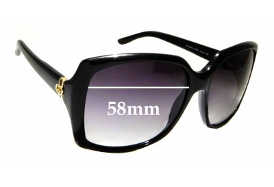 Gucci GG3589/S Replacement Lenses 58mm wide 