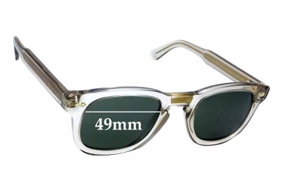 Sunglass Fix Replacement Lenses for Gucci GG0182S - 49mm wide 