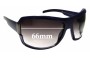 Sunglass Fix Replacement Lenses for Gucci GG1546/S - 66mm Wide 