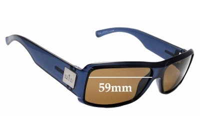 Sunglass Fix Replacement Lenses for Gucci GG1563/S - 59mm wide 