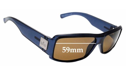 Sunglass Fix Replacement Lenses for Gucci GG1563/S - 59mm Wide 