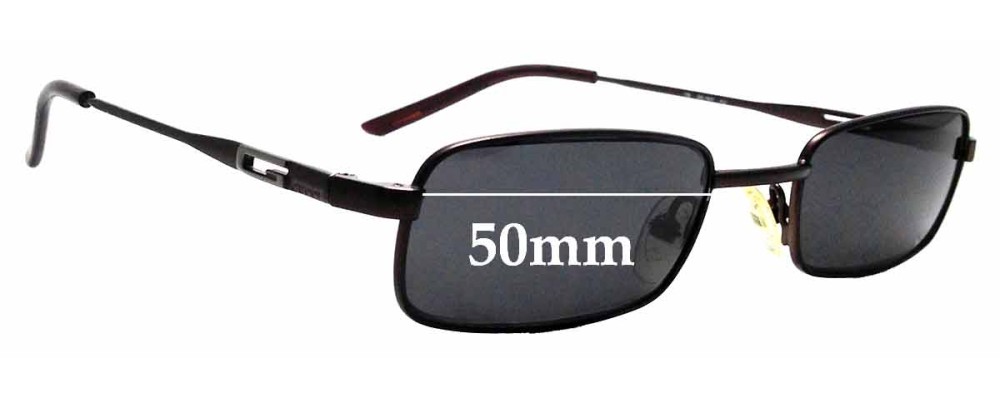 Sunglass Fix Replacement Lenses for Gucci GG1637 - 50mm Wide