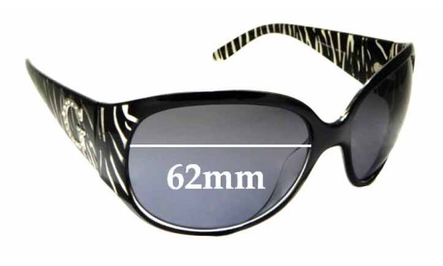 Sunglass Fix Replacement Lenses for Guess GU7250 - 62mm Wide 