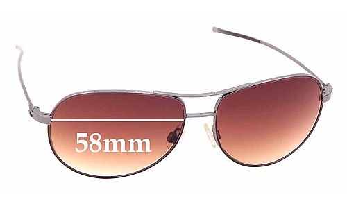 Sunglass Fix Ersatzgläser für Hogan HO05 - 58mm Wide 