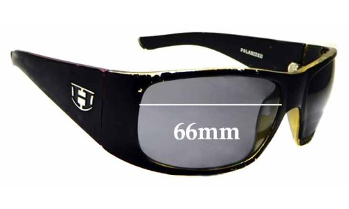 Sunglass Fix Replacement Lenses for Hoven Vision  Ritz - 66mm Wide 