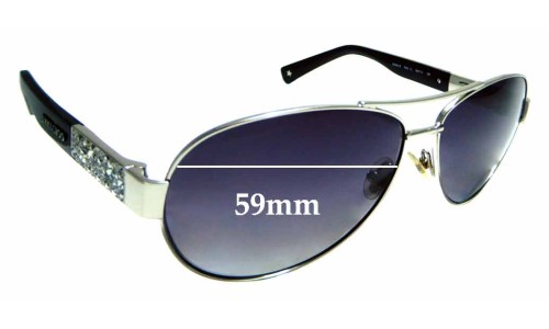 Sunglass Fix Replacement Lenses for Jimmy Choo Baba/S - 59mm Wide 