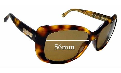 Sunglass Fix Replacement Lenses for Jimmy Choo Kalia/S - 56mm Wide 
