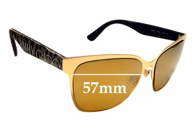 Jimmy Choo Keira Replacement Lenses 57mm wide 