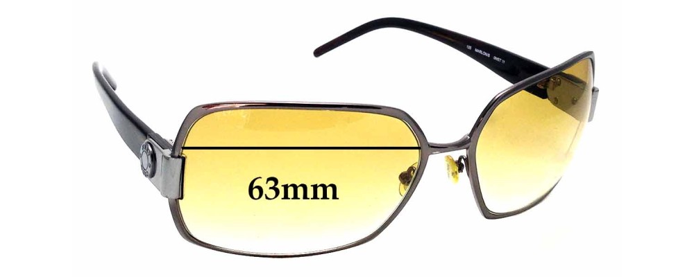 Sunglass Fix Replacement Lenses for Jimmy Choo Marlon/S - 63mm Wide
