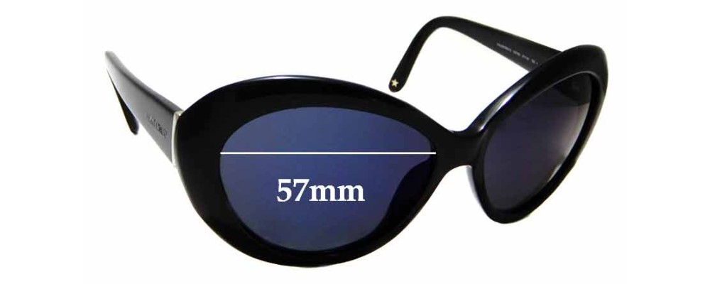 Sunglass Fix Replacement Lenses for Jimmy Choo Valentina/S - 57mm Wide