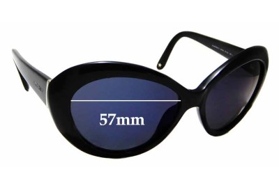 Jimmy Choo Valentina/S Replacement Lenses 57mm wide 