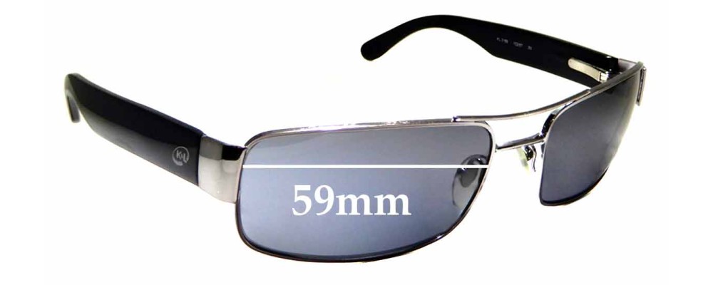 Sunglass Fix Replacement Lenses for K&L KL3189 - 59mm Wide
