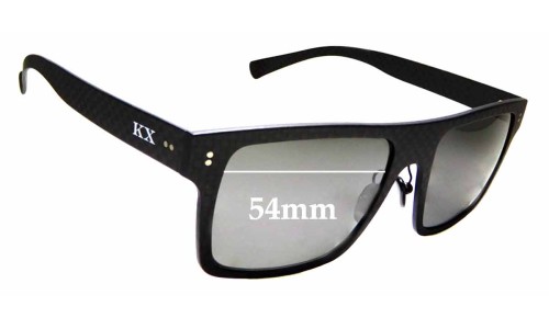 Sunglass Fix Replacement Lenses for Karbon Worx  Drivers - 54mm Wide 