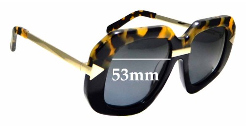 Karen Walker Hollywood Creeper 53mm Replacement Lenses display picture 3