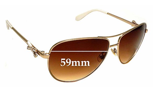 Sunglass Fix Replacement Lenses for Kate Spade Circe 2/S - 59mm Wide 