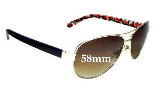 Sunglass Fix Replacement Lenses for Kate Spade Dalia 2/S - 58mm Wide 