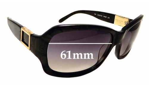 Sunglass Fix Replacement Lenses for Kate Spade Lacey/s - 61mm Wide 