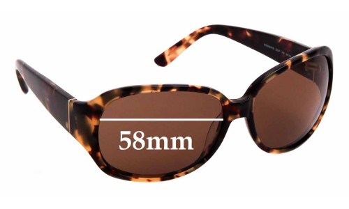 Sunglass Fix Replacement Lenses for Kate Spade Madina/P/S - 58mm Wide 