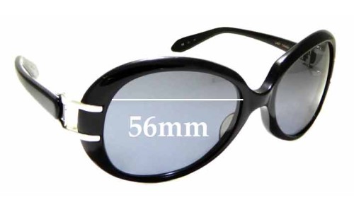 Sunglass Fix Verres de Remplacement pour Kieselstein-Cord  Last Tango - 56mm Wide 