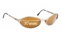 Sunglass Fix Replacement Lenses for Killer Loop K0416 Mister Q - 57mm Wide 