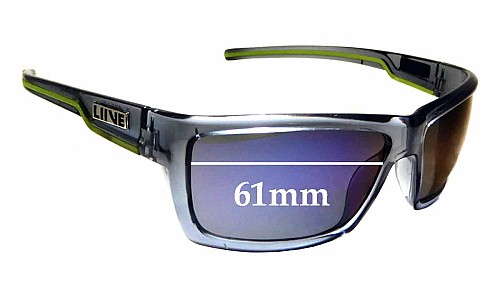 Sunglass Fix Replacement Lenses for Liive Twin Revo - 61mm Wide 
