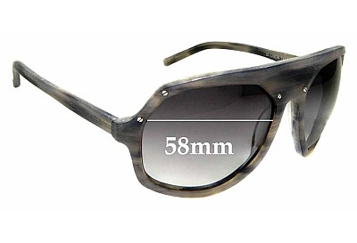 Linda Farrow Grabs For Ups Replacement Lenses 58mm wide 