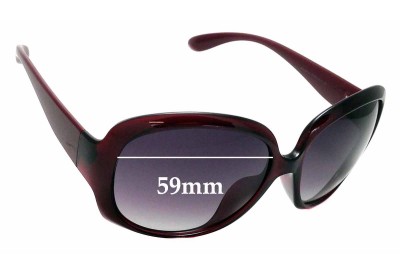 Marc by Marc Jacobs MMJ 206/F/S Replacement Lenses 59mm wide 