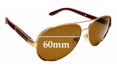 Sunglass Fix Replacement Lenses for Marc by Marc Jacobs MMJ 378/S - 60mm Wide 