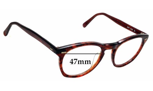 Sunglass Fix Replacement Lenses for Michel Blanc Fifti - 47mm Wide 