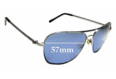 Mimco Hudson Replacement Lenses 57mm wide 
