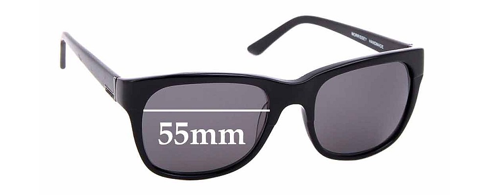 Sunglass Fix Replacement Lenses for Morrissey Suave - 55mm wide