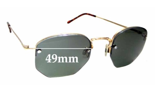 Sunglass Fix Replacement Lenses for Moscot Mazel - 49mm Wide 