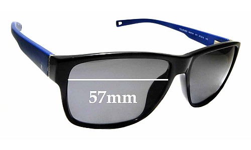 Sunglass Fix Replacement Lenses for Nautica N6203S - 57mm Wide 