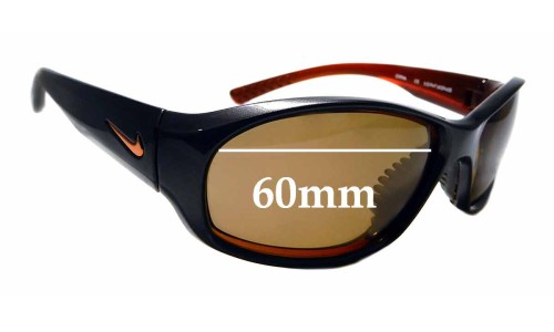 Sunglass Fix Replacement Lenses for Nike EV0581 Karma - 60mm Wide 