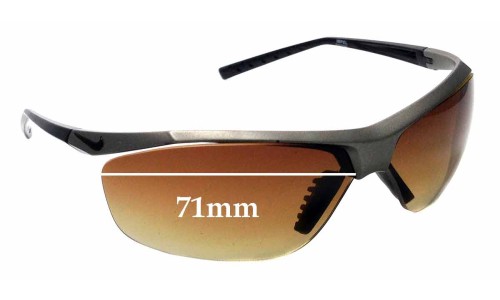 Sunglass Fix Replacement Lenses for Nike EV0479 Impel - 71mm Wide 
