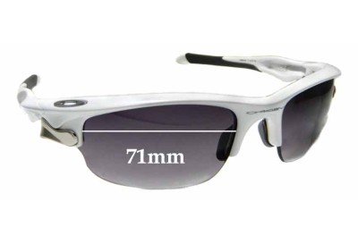 Oakley Fast Jacket OO9097 Replacement Lenses 71mm wide 