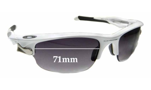 Oakley Fast Jacket OO9097 Lentes de Repuesto 71mm wide 