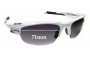 Sunglass Fix Lentes de Repuesto para Oakley Fast Jacket OO9097 - 71mm Wide 