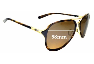 Oakley Kickback OO4102 Verres de Remplacement 58mm wide 