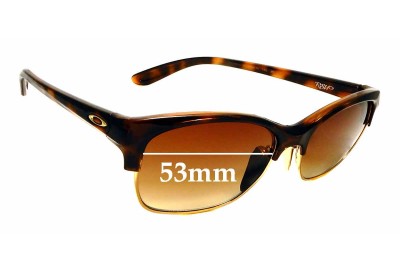 Oakley RSVP OO9204 Verres de Remplacement 53mm wide 